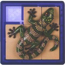 3D Sliding Puzzle: Gecko