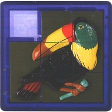 3D Sliding Puzzle: Toucan