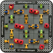 3D Squares - Race Cars