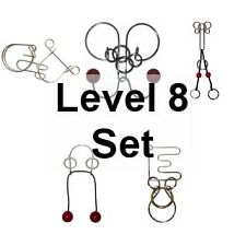.Wire Puzzle: Level-8 - a set of 5 puzzles