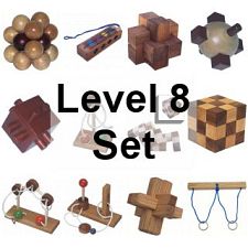 .Wood Puzzles: Level-8: a set of 12 puzzles