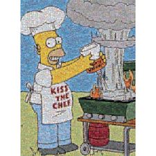Photomosaic: Chef Homer