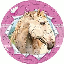 Horse - Girl: 3 inch
