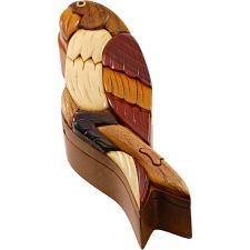 Wooden Puzzle Box - Parrot