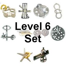 .Hanayama: Level-6 - a set of 10 Puzzles