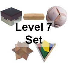 .Wood Puzzles: Level-7: a set of 5 puzzles