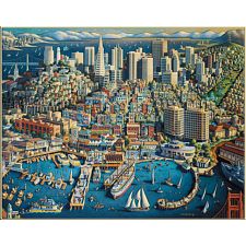 San Francisco - Collector Suitcase Jigsaw Puzzle