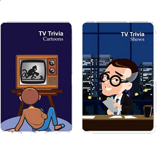 Playing Cards - TV Trivia: 60's and 70's
