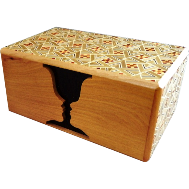 Karakuri Goblet Secret Kirichigai Wood Puzzles Puzzle Master Inc