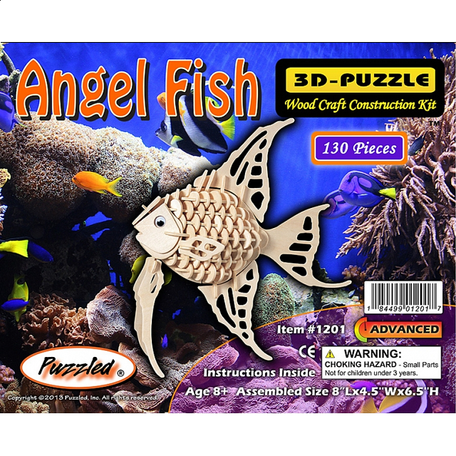 Angel Fish - 3d Wooden Puzzle