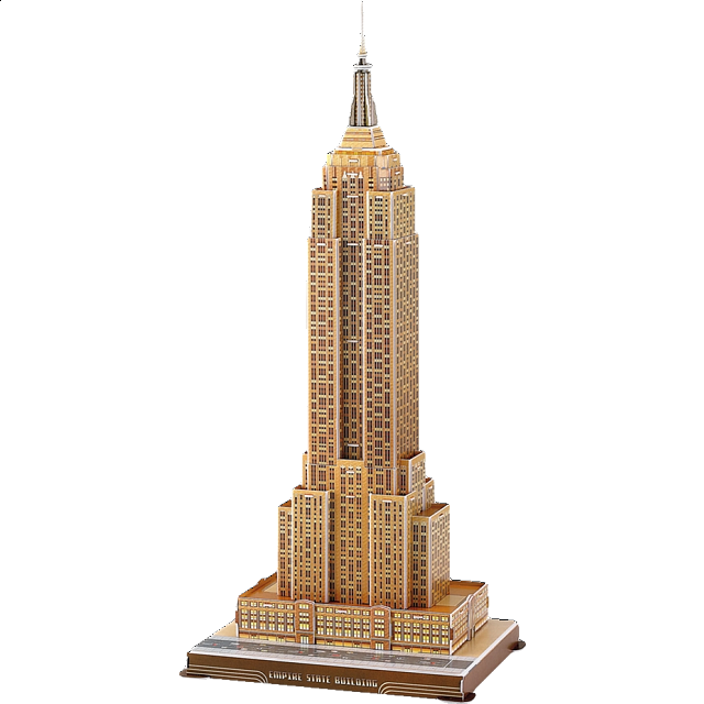 Empire State Building 3D Jigsaw Puzzle Jigsaws Puzzle Master Inc