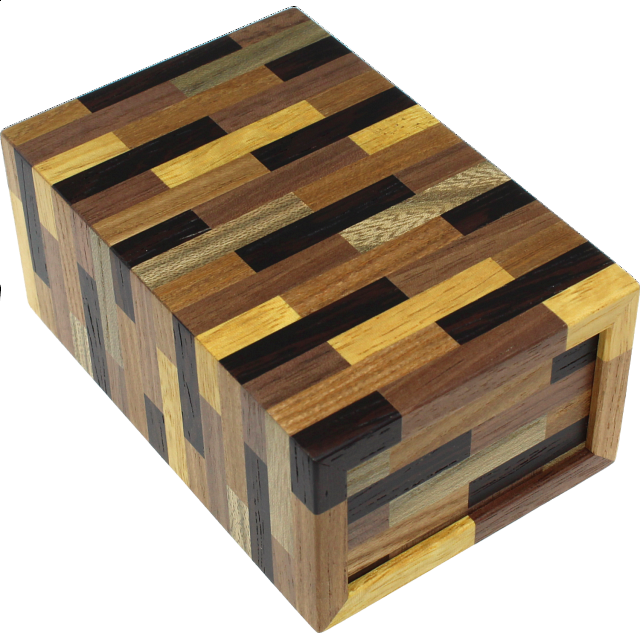 Karakuri Hit Box Yosegi B Puzzle Boxes Puzzle Master Inc