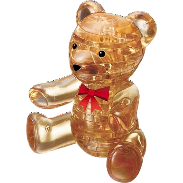 3d Crystal Puzzle - Teddy Bear (brown)
