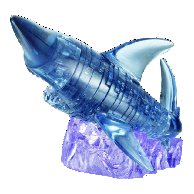 3d Crystal Puzzle - Shark