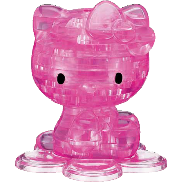 3d Crystal Puzzle - Hello Kitty (pink)