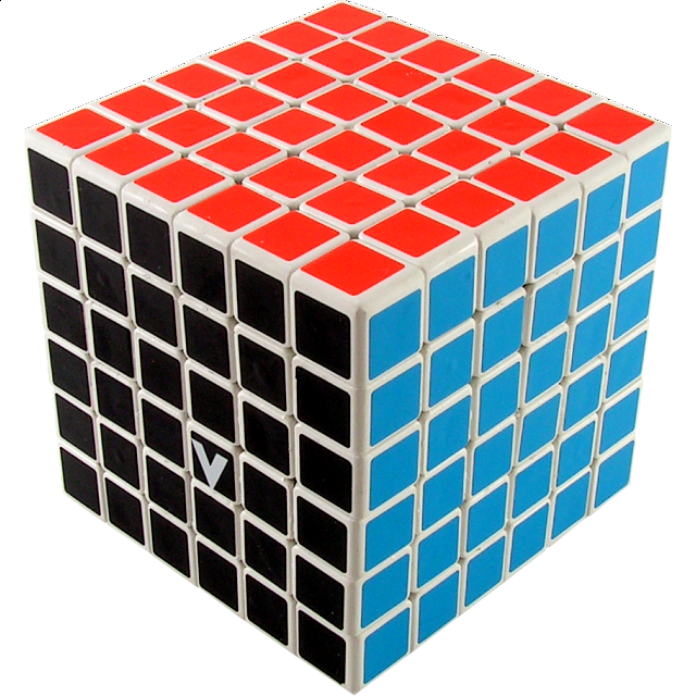 VCUBE 6 (6x6x6) White Rubik's Cube & Others Puzzle Master Inc