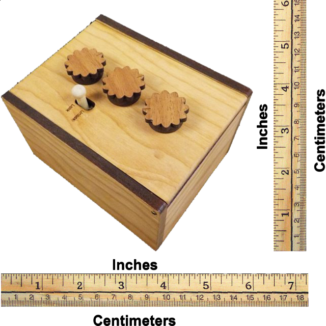 Secret Lock Box II Wood Puzzles Puzzle Master Inc