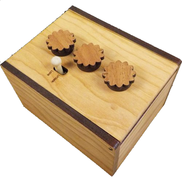 Secret Lock Box II | Wooden Puzzle Boxes | Puzzle Master Inc