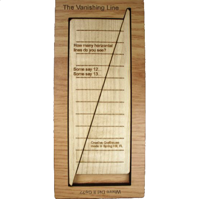Vanishing Line | Wood Puzzles | Puzzle Master Inc