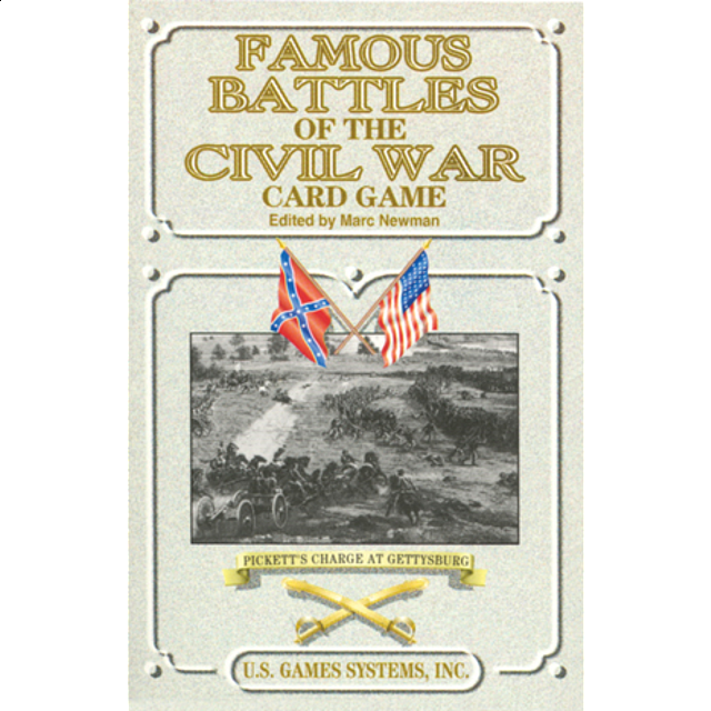 Famous Battles of the Civil War Card Game Deck Games & Toys