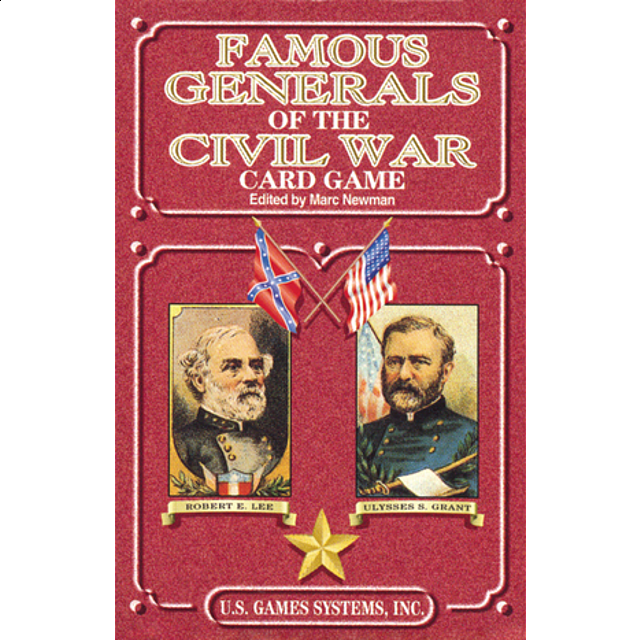 Famous Generals of the Civil War Card Game Deck Games & Toys