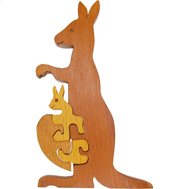 Kangaroo Wood Puzzles Puzzle Master Inc