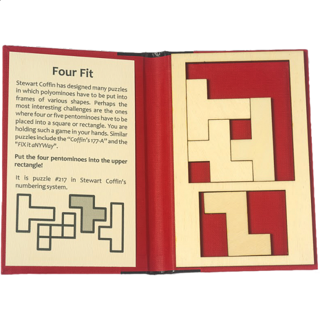 Puzzle Booklet - Four Fit | Stewart Coffin | Puzzle Master Inc