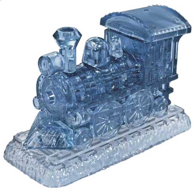 3d Crystal Puzzle - Locomotive