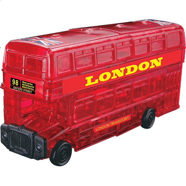 3d Crystal Puzzle - London Bus