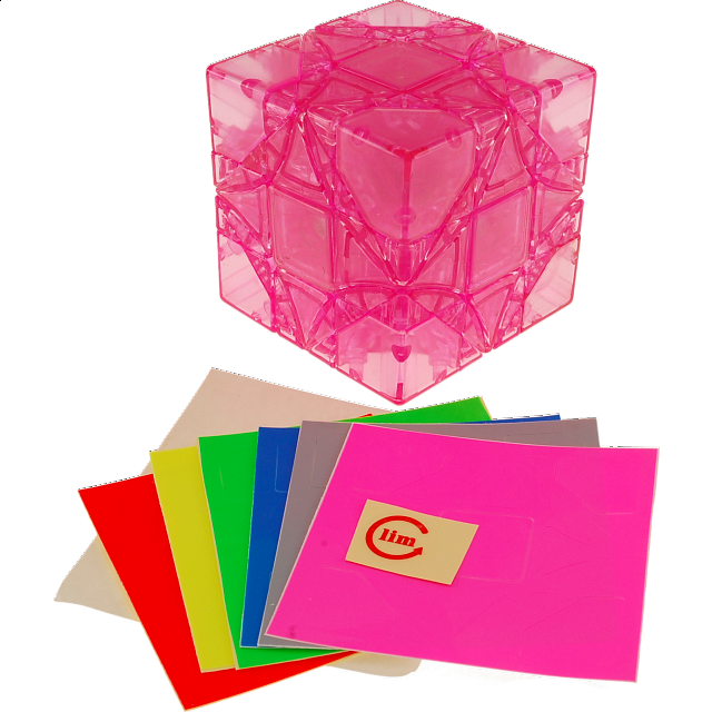 Limcube Dreidel 3x3x3 Diy - Ice Pink Body (limited Edition)