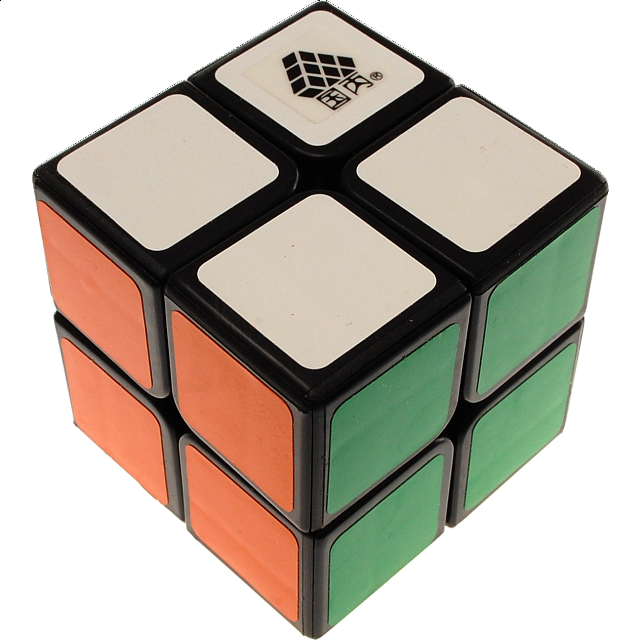 Type C WitTwo II 2x2x2 Magic Cube Black Body for Speed Cubing Rubik's