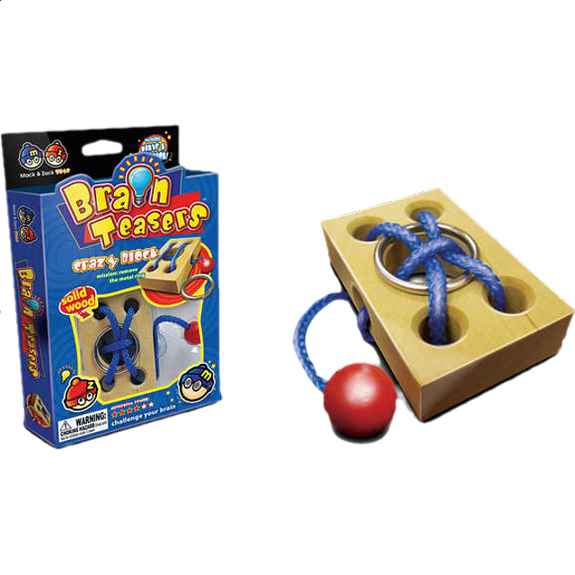 Brain Teasers Crazy Block Wooden Puzzle Puzzle Master Inc