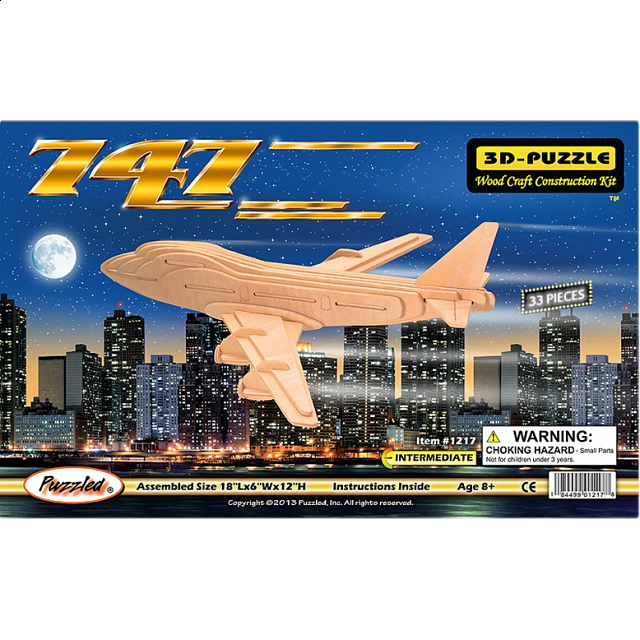 747 - 3d Wooden Puzzle