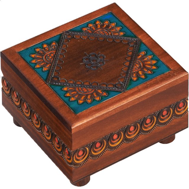 Kaleidoscope Puzzle Box 2 Wooden Puzzle Boxes Puzzle Master Inc