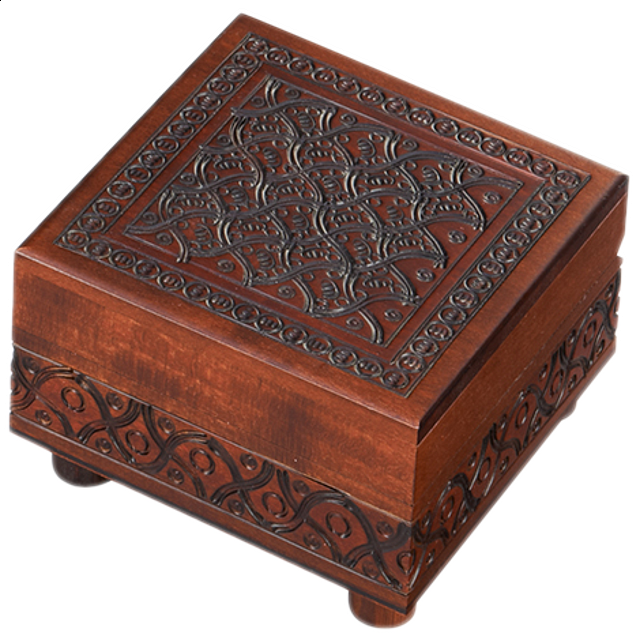 Wooden Carved Puzzle Box | Puzzle Boxes | Puzzle Master Inc