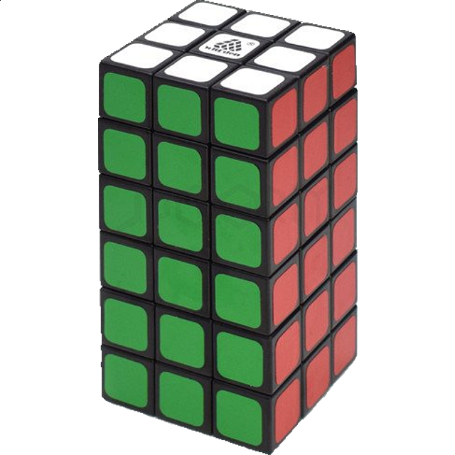 Witeden 3x3x6 Cuboid Cube - Black Body