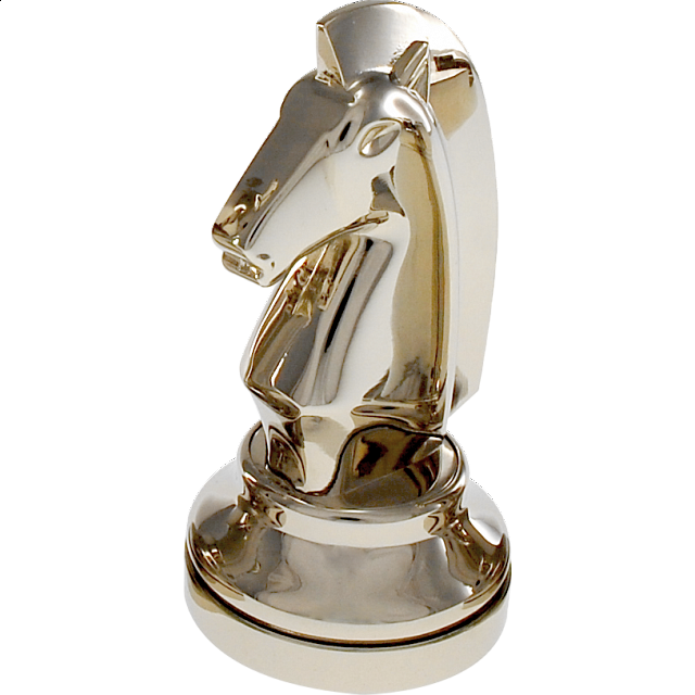 Silver Color Chess Piece Knight Hanayama Metal Puzzles Puzzle
