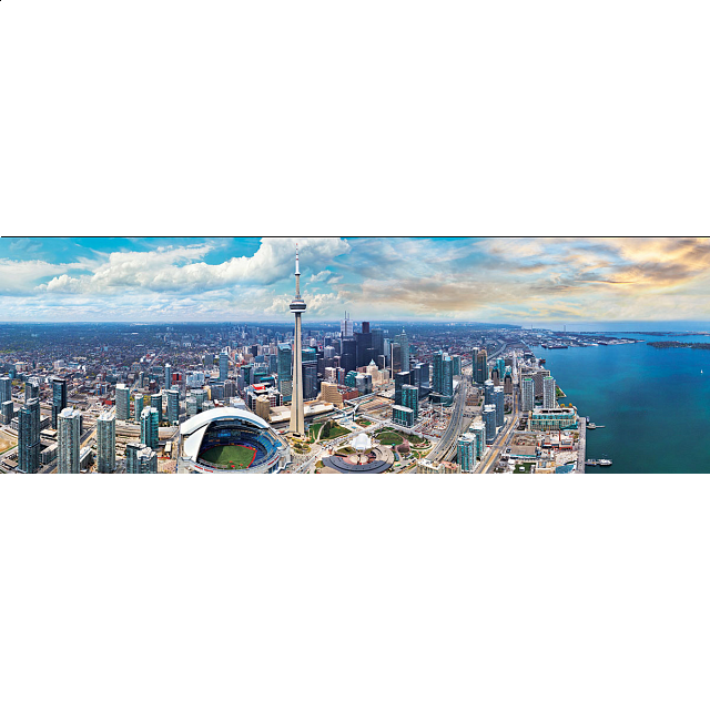 Toronto, Canada Panoramic Puzzle Jigsaws Puzzle Master Inc