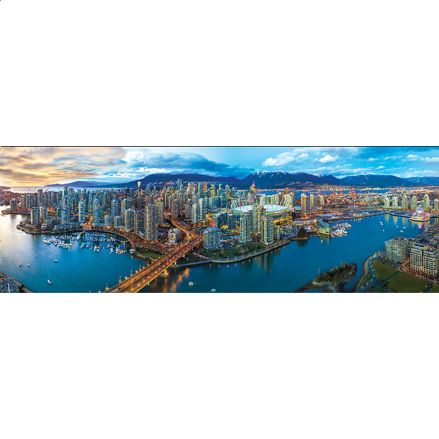 Vancouver, British Columbia Panoramic Puzzle 1000 Pieces Puzzle