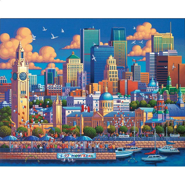 Montreal 1000 Pieces Puzzle Master Inc
