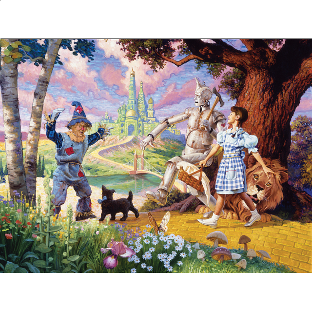 The Wizard of Oz Family Pieces Puzzle Jigsaws Puzzle Master Inc