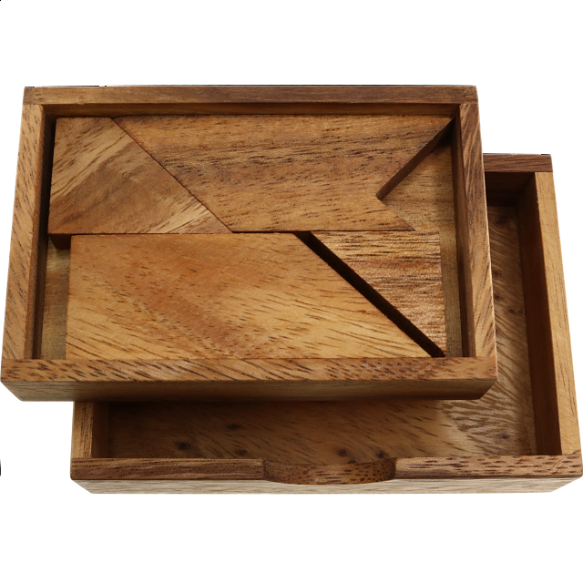 Letter T in Wood Box Wood Puzzles Puzzle Master Inc