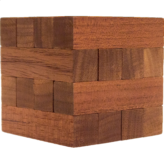 Assembly Cube Wood Puzzles Puzzle Master Inc