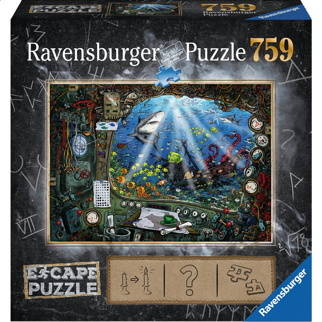 Escape Puzzle 4 Submarine 750 999 Pieces Puzzle Master Inc