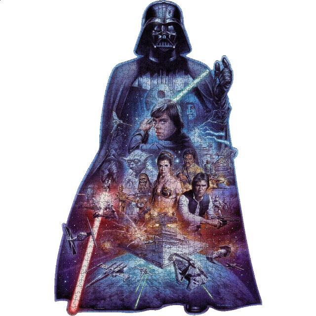 Darth Vader Shaped Jigsaw Puzzle 1001 5000 Pieces Puzzle Master Inc
