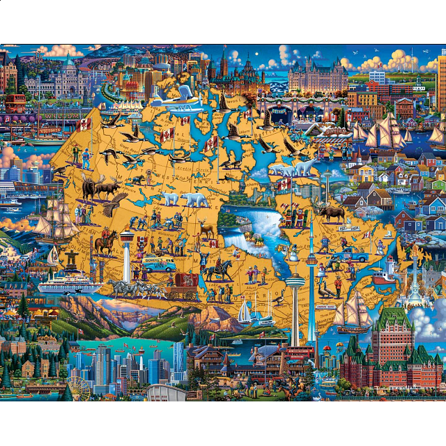 Best of Canada Jigsaws Puzzle Master Inc