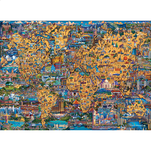 Best of the World 1000 Pieces Puzzle Master Inc