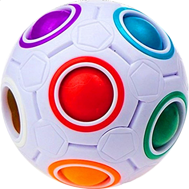 Rainbow Ball Games & Toys Puzzle Master Inc