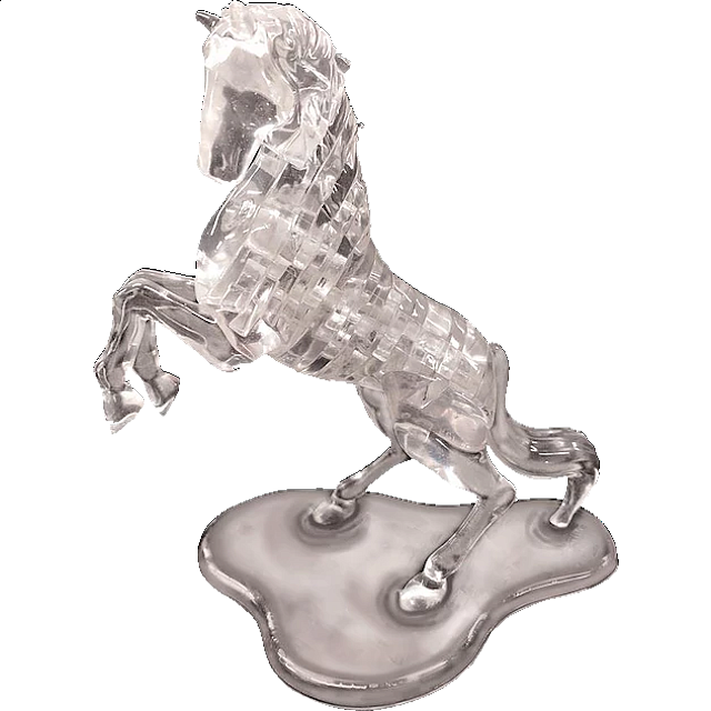 3D Crystal Puzzle Deluxe Stallion More Puzzles Puzzle Master Inc