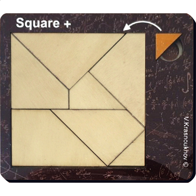 Square + Krasnoukhov's Amazing Packing Problems Packing Puzzles